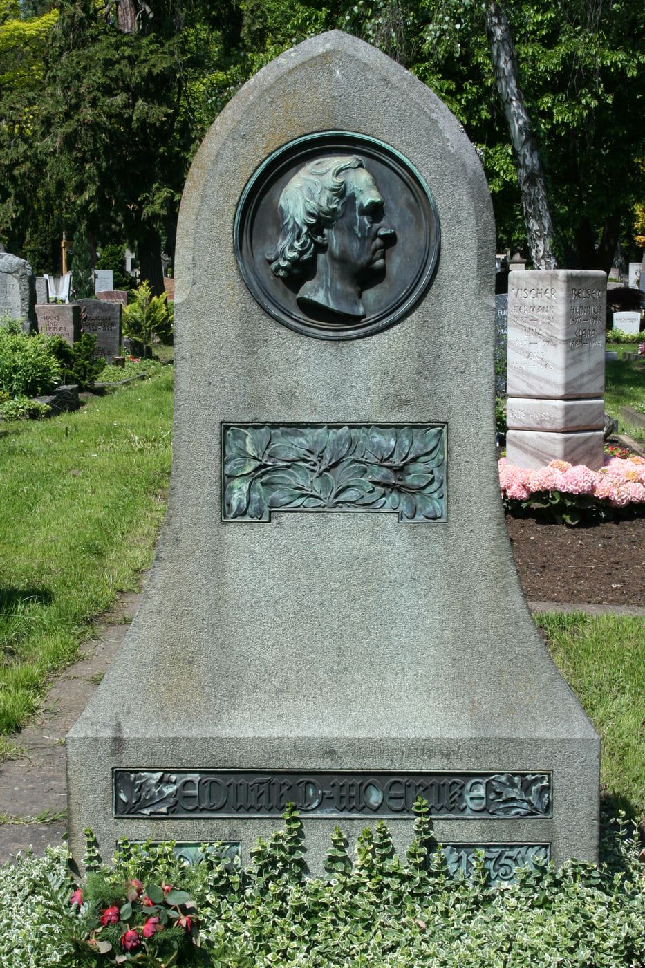 Grabstätte von Eduard Mörike auf Pragfriedhof Stuttgart
